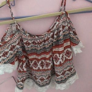 FOREVER 21 COLD SHOULDER TOP